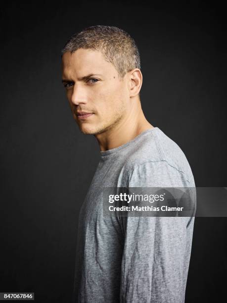 Actor Wentworth Miller from 'Prison Break' is photographed for Entertainment Weekly Magazine on July 23, 2016 at Comic Con in the Hard Rock Hotel in...