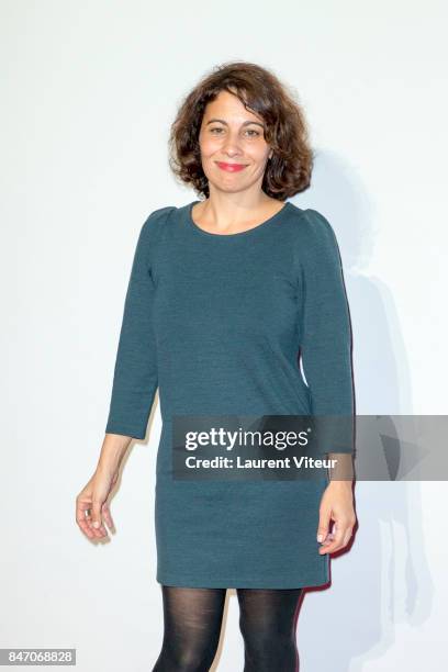 Cecile Rebboah attends "Les Bracelets Rouge" Photocall during the 19eme Festival of TV Fiction on September 14, 2017 in La Rochelle, France.