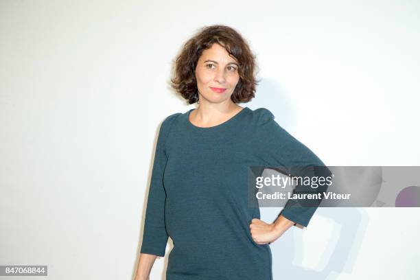 Cecile Rebboah attends "Les Bracelets Rouge" Photocall during the 19eme Festival of TV Fiction on September 14, 2017 in La Rochelle, France.