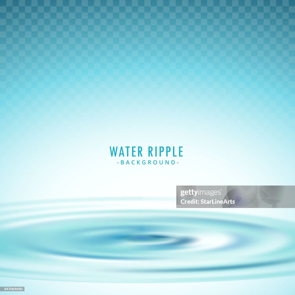 Transparent Water Ripple Transparent Water Ripple Vector Background High-Res Vector Graphic ...