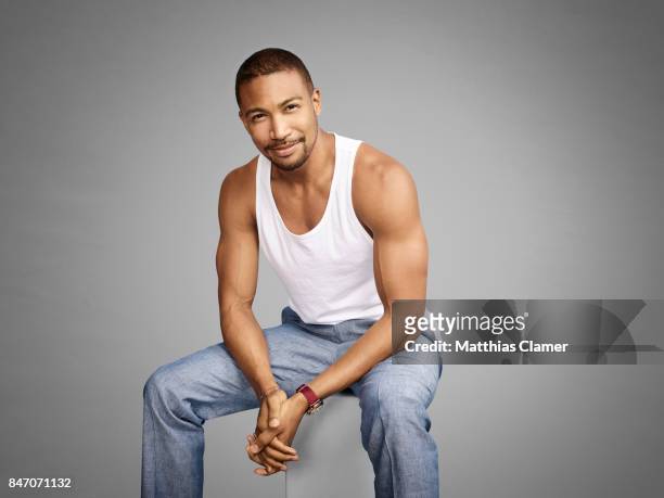 Actor Charles Michael Davis from 'The Originals' is photographed for Entertainment Weekly Magazine on July 23, 2016 at Comic Con in the Hard Rock...