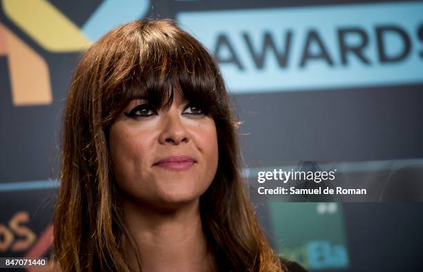 Vanesa Martin attends 40 Principales Awards candidates dinner 2017 on September 14, 2017 in Madrid, Spain.