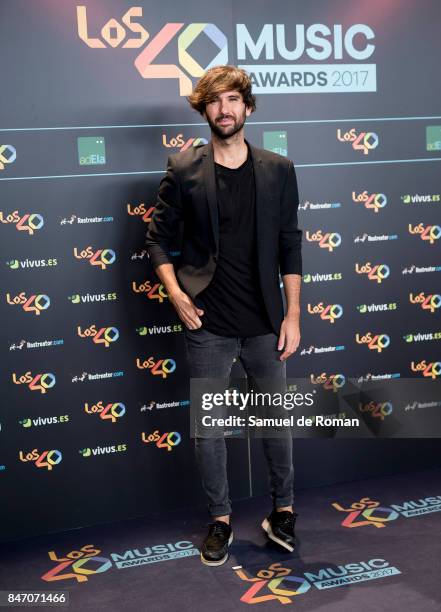 El Pescao attends 40 Principales Awards candidates dinner 2017 on September 14, 2017 in Madrid, Spain.