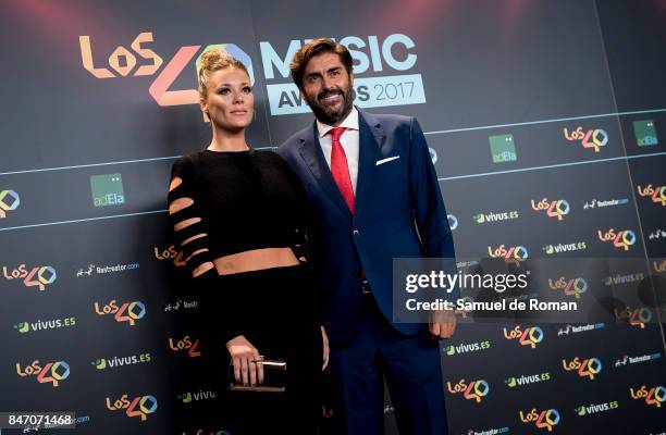 Lorena Gomez attends 40 Principales Awards candidates dinner 2017 on September 14, 2017 in Madrid, Spain.