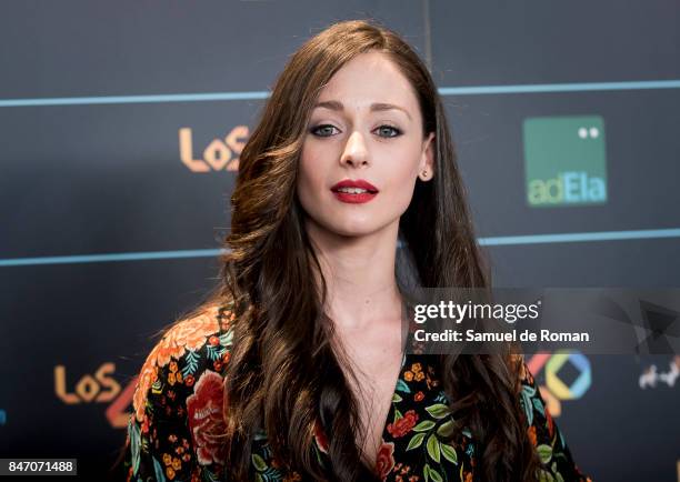 Elena Rivera attends 40 Principales Awards candidates dinner 2017 on September 14, 2017 in Madrid, Spain.