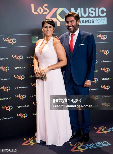 Rosa Lopez attends 40 Principales Awards candidates dinner 2017 on September 14, 2017 in Madrid, Spain.