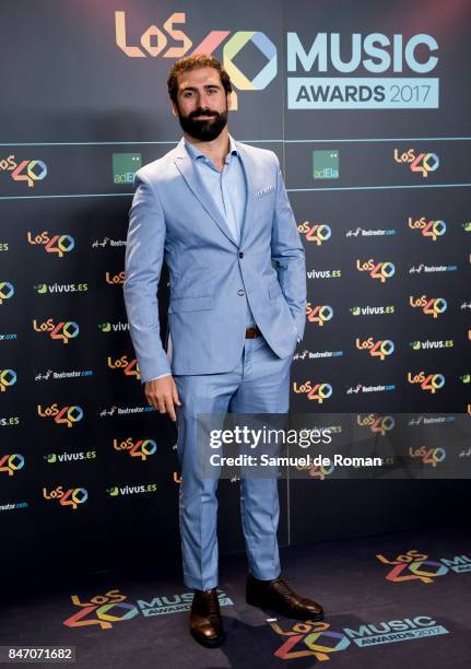 Jorge Cremades attends 40 Principales Awards candidates dinner 2017 on September 14, 2017 in Madrid, Spain.