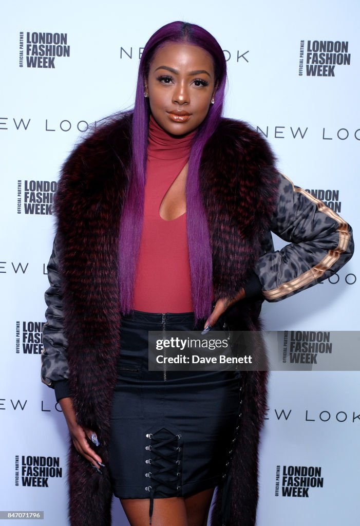 Justine Skye attends the exclusive New Look and British Fashion... News