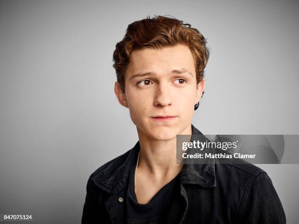 Actor Tom Holland from 'Spider-Man: Homecoming' is photographed for Entertainment Weekly Magazine on July 23, 2016 at Comic Con in the Hard Rock...