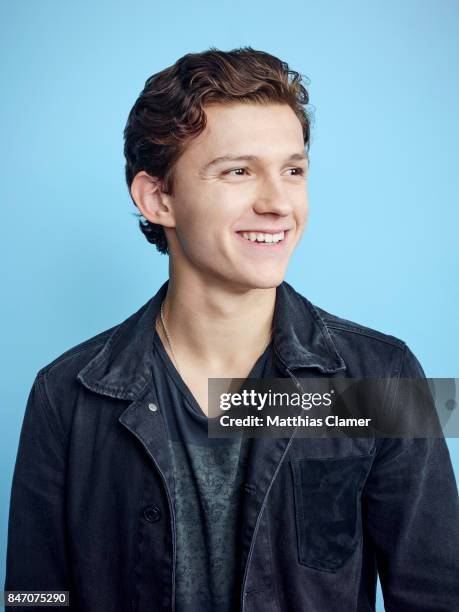 Actor Tom Holland from 'Spider-Man: Homecoming' is photographed for Entertainment Weekly Magazine on July 23, 2016 at Comic Con in the Hard Rock...