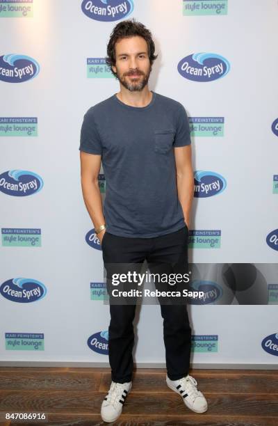 Santiago Cabrera attends Kari Feinstein's Style Lounge presented by Ocean Spray at the Andaz Hotel on September 14, 2017 in Los Angeles, California.