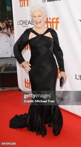 Glenn Close arrives to "The Wife" premiere - 2017 TIFF - Premieres, Photo Calls and Press Conferences held on September 14, 2017 in Toronto, Canada.