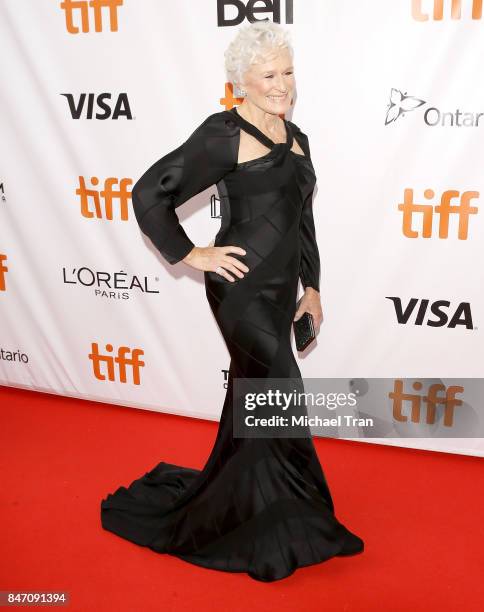 Glenn Close arrives to "The Wife" premiere - 2017 TIFF - Premieres, Photo Calls and Press Conferences held on September 14, 2017 in Toronto, Canada.