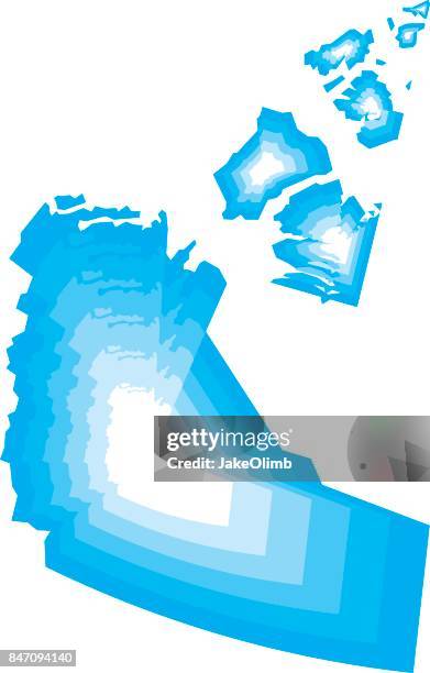 northwest territories zoom - yellowknife stock illustrations