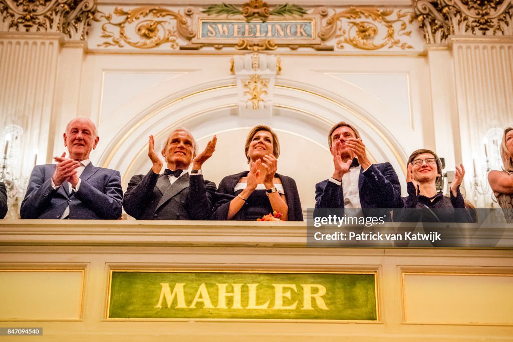 Queen Maxima Attends The Opening Of The New Season Of The Royal Concertgebouw Orchestra In Amsterdam