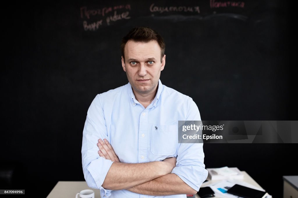 Russian politician Alexey Navalny...