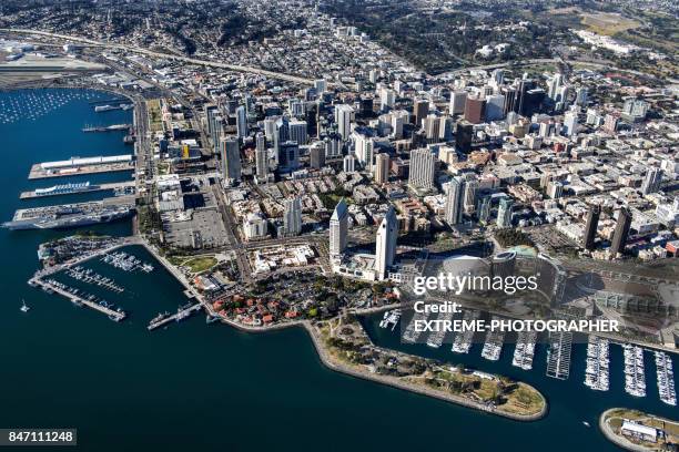 san diego - san diego aerial stock pictures, royalty-free photos & images