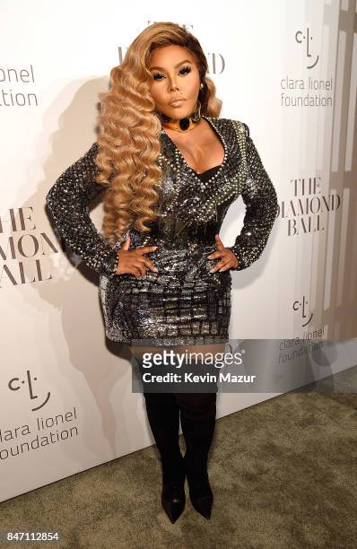 Lil' Kim attends Rihanna's 3rd Annual Diamond Ball Benefitting The Clara Lionel Foundation at Cipriani Wall Street on September 14, 2017 in New York...