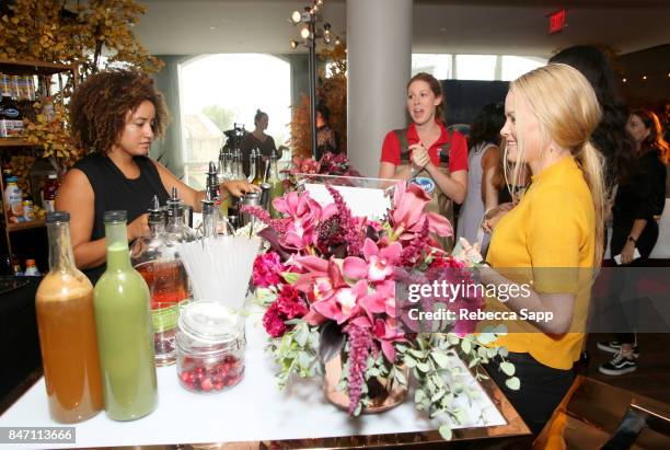 Julie Berman attends Kari Feinstein's Style Lounge presented by Ocean Spray at the Andaz Hotel on September 14, 2017 in Los Angeles, California.