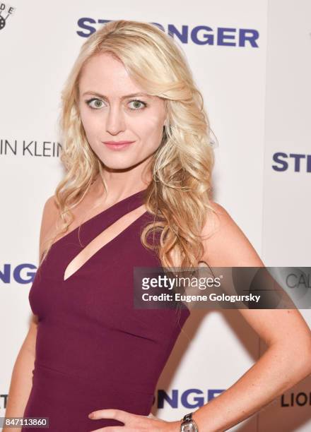 Amy Rutberg attends the "Stronger" New York Premiere at Walter Reade Theater on September 14, 2017 in New York City.