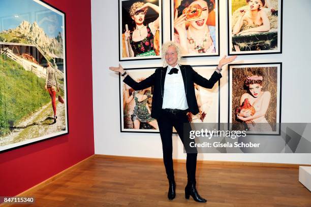 Photographer Ellen von Unwerth during the 'Ellen von Unwerth: HEIMAT' Exhibition Opening at Immagis Fine Art Photography gallery on September 14,...