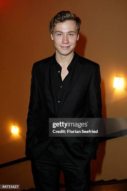 Actor David Kross attends the 'Shooting Stars Of 2009 - Party' at Goya Club on February 9, 2009 in Berlin, Germany.