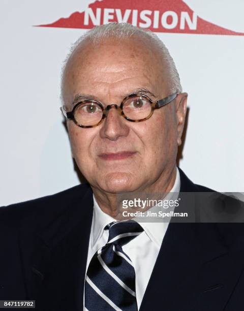 Designer Manolo Blahnik attends the "Manolo: The Boy Who Made Shoes For Lizards" world premiere hosted by Manolo Blahnik with The Cinema Society at...