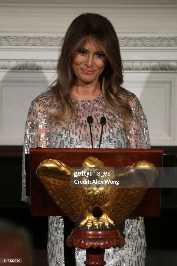 President And Mrs Trump Host White House Historical Association Dinner