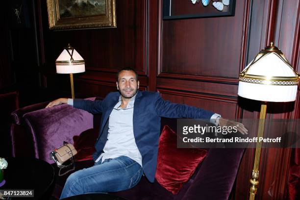 Actor Zinedine Soualem attends the Reopening of the Barriere Hotel "The Fouquet's", decorated by Jacques Garcia, at Hotel Barriere Le Fouquet's Paris...