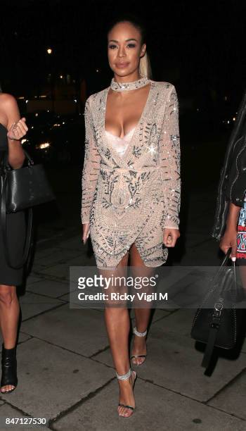 Sarah-Jane Crawford attends the exclusive New Look and British Fashion Council party launching London Fashion Week September 2017 at The Store...