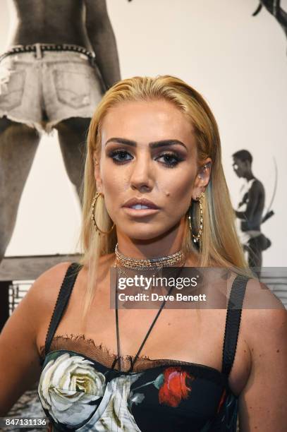 Petra Ecclestone attends the private view of leading wildlife photographer, David Yarrow's exhibition at Maddox Gallery Westbourne Grove, in...