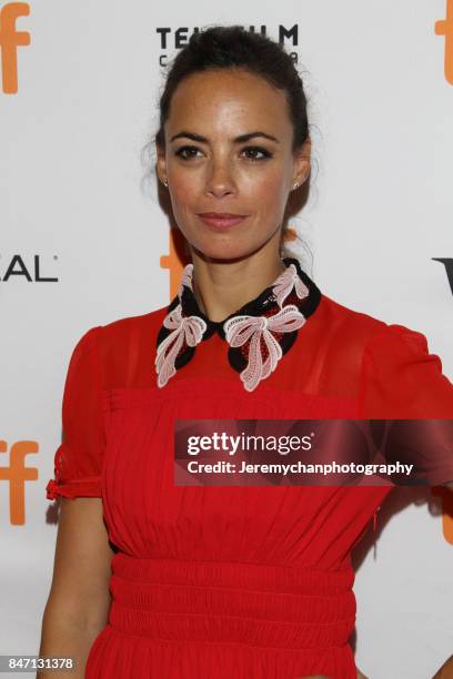 Actor Berenice Bejo attends the "Redoubtable" Premiere held at The Elgin during the 2017 Toronto International Film Festival on September 14, 2017 in...