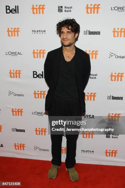 Actor Louis Garrel attends the "Redoubtable" Premiere held at The Elgin during the 2017 Toronto International Film Festival on September 14, 2017 in...