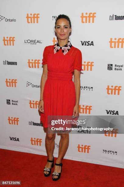 Actor Berenice Bejo attends the "Redoubtable" Premiere held at The Elgin during the 2017 Toronto International Film Festival on September 14, 2017 in...