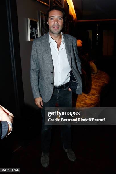 Nicolas Bedos attends the Reopening of the Hotel Barriere Le Fouquet's Paris, decorated by Jacques Garcia, at Hotel Barriere Le Fouquet's Paris on...