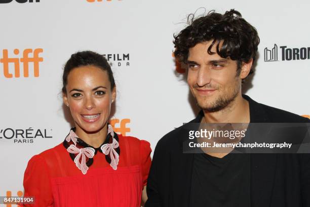 Actors Berenice Bejo and Louis Garrel attend the "Redoubtable" Premiere held at The Elgin during the 2017 Toronto International Film Festival on...