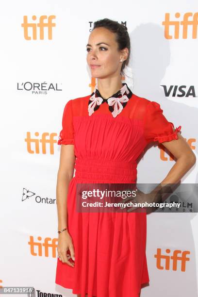 Actor Berenice Bejo attends the "Redoubtable" Premiere held at The Elgin during the 2017 Toronto International Film Festival on September 14, 2017 in...