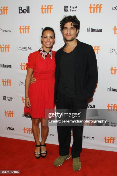 Actors Berenice Bejo and Louis Garrel attend the "Redoubtable" Premiere held at The Elgin during the 2017 Toronto International Film Festival on...