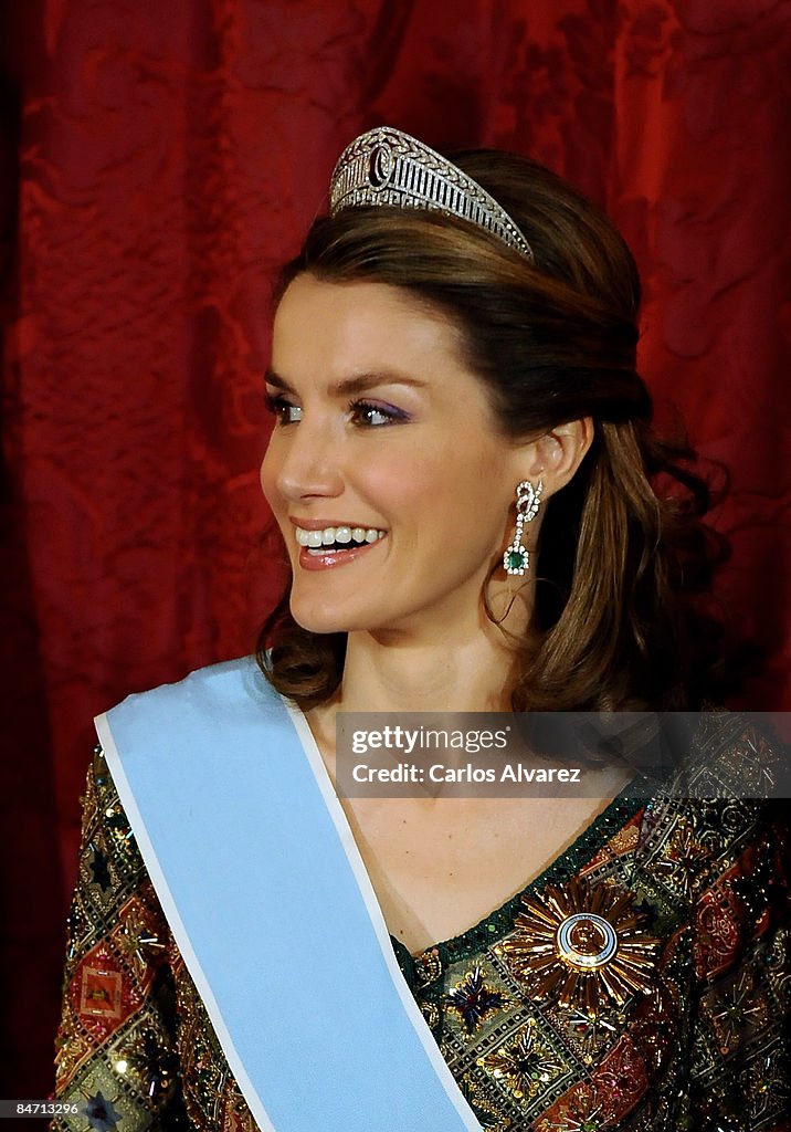 Spanish Royals Host Gala Dinner Honoring Argentina President