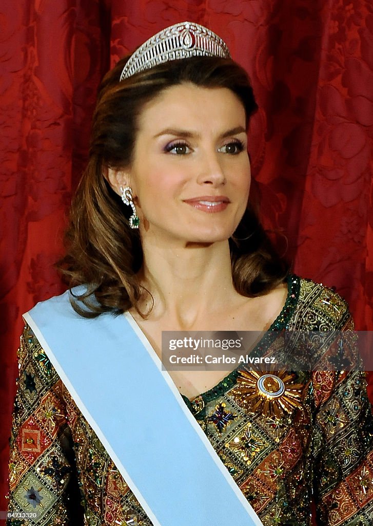 Spanish Royals Host Gala Dinner Honoring Argentina President