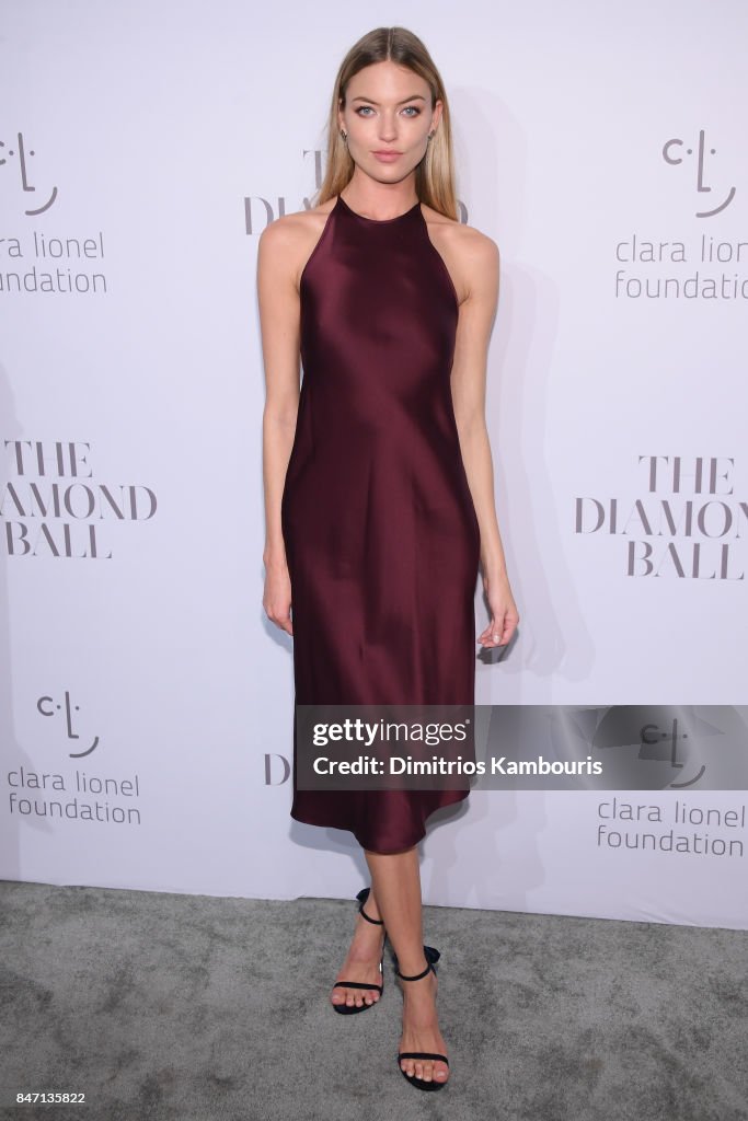 Martha Hunt attends Rihanna's 3rd Annual Diamond Ball Benefitting The