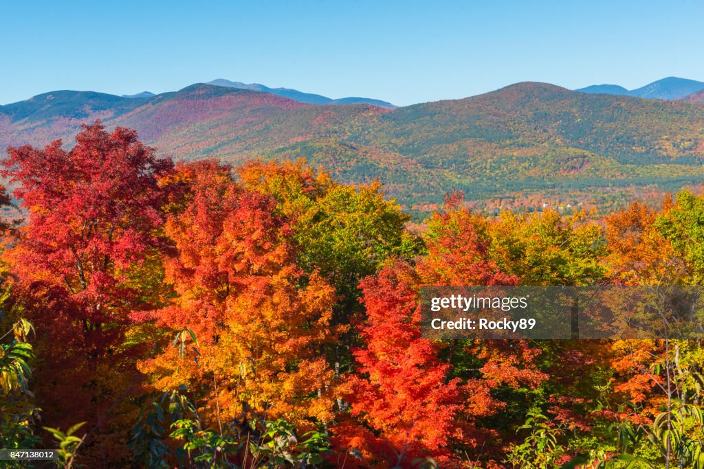 Indian Summer in New Hampshire, USA