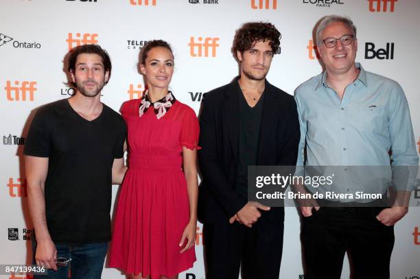 Actors Berenice Bejo and Louis Garrel attend the 'Redoubtable' premiere during the 2017 Toronto International Film Festival at The Elgin on September...