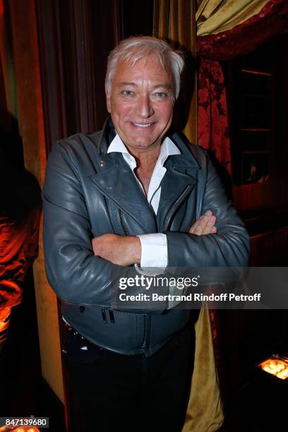 Host Laurent Boyer attends the Reopening of the Hotel Barriere Le Fouquet's Paris, decorated by Jacques Garcia, at Hotel Barriere Le Fouquet's Paris...