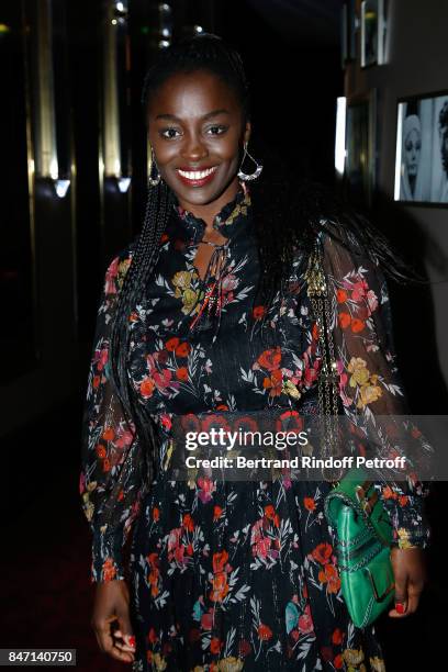 Actress Aissa Maiga attends the Reopening of the Hotel Barriere Le Fouquet's Paris, decorated by Jacques Garcia, at Hotel Barriere Le Fouquet's Paris...