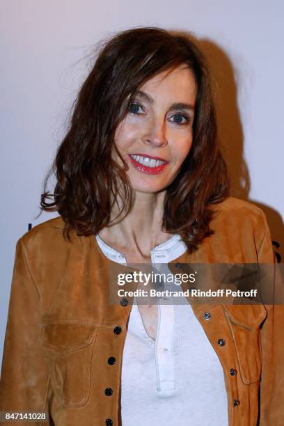 Actress Anne Parillaud attends the Reopening of the Hotel Barriere Le Fouquet's Paris, decorated by Jacques Garcia, at Hotel Barriere Le Fouquet's...