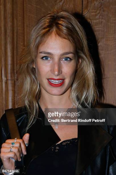 Actress Pauline Lefevre attends the Reopening of the Hotel Barriere Le Fouquet's Paris, decorated by Jacques Garcia, at Hotel Barriere Le Fouquet's...