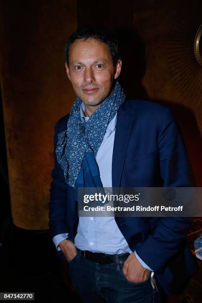 Host Marc-Olivier Fogiel attends the Reopening of the Hotel Barriere Le Fouquet's Paris, decorated by Jacques Garcia, at Hotel Barriere Le Fouquet's...