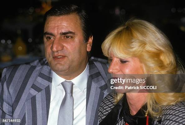 Italian actor Aldo Maccione and wife at Monte-Carlo Television ...