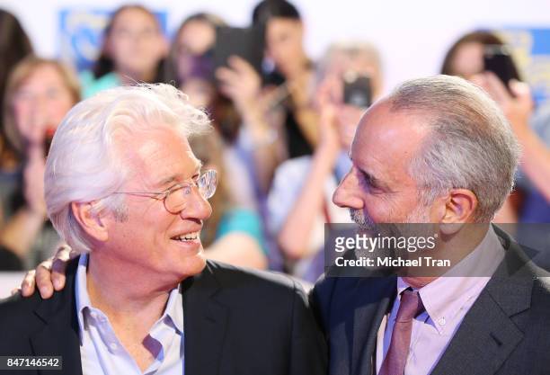 Richard Gere and Jon Avnet arrive to the "Three Christs" premiere - 2017 TIFF - Premieres, Photo Calls and Press Conferences held on September 14,...